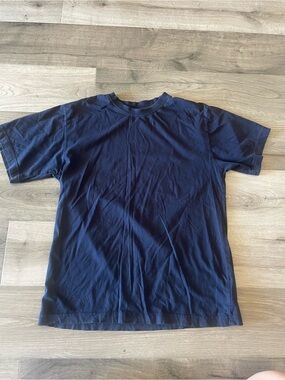 Classic Navy Crew Neck T‑Shirt